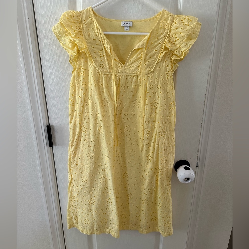 Jcrew eyelet dress